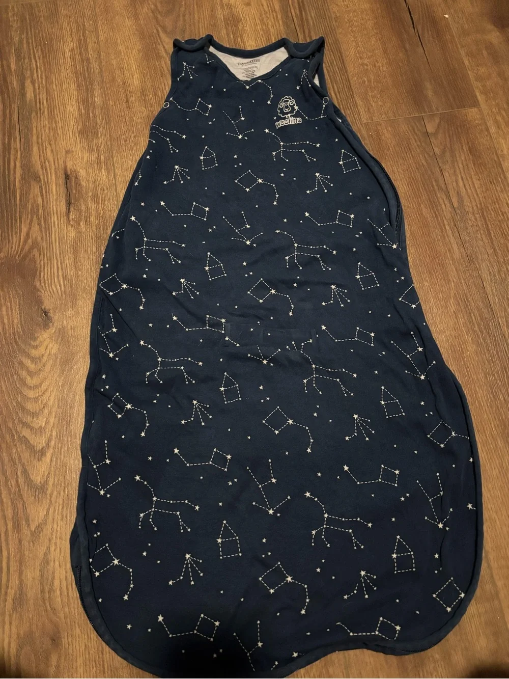 Woolino Navy Constellation Sleep Sack - Picture 1 of 5